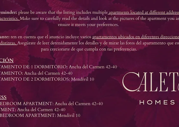 Caleta Homes - Ancha del Carmen